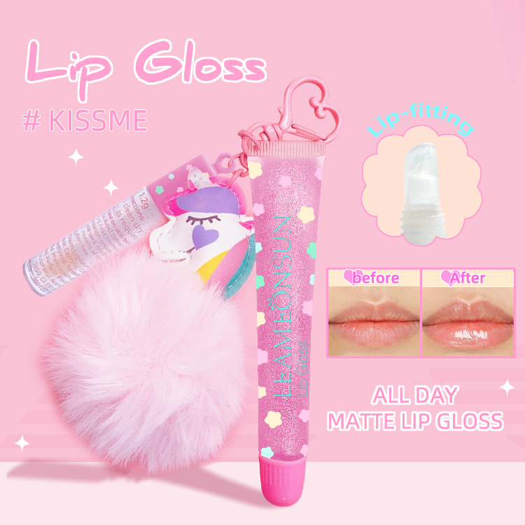 Unicorn key chain lip gloss TM51066-4